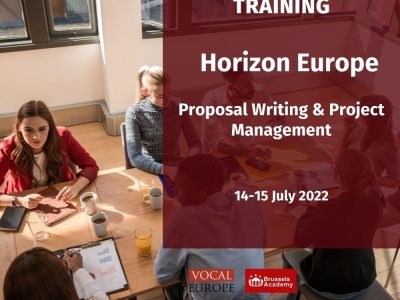 TRAINING | Proposal Writing and Project Management for EU Horizon Europe Program (14-15 July 2022)