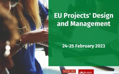 TRAINING | EU Projects’ Design and Management | 24-25 February 2023