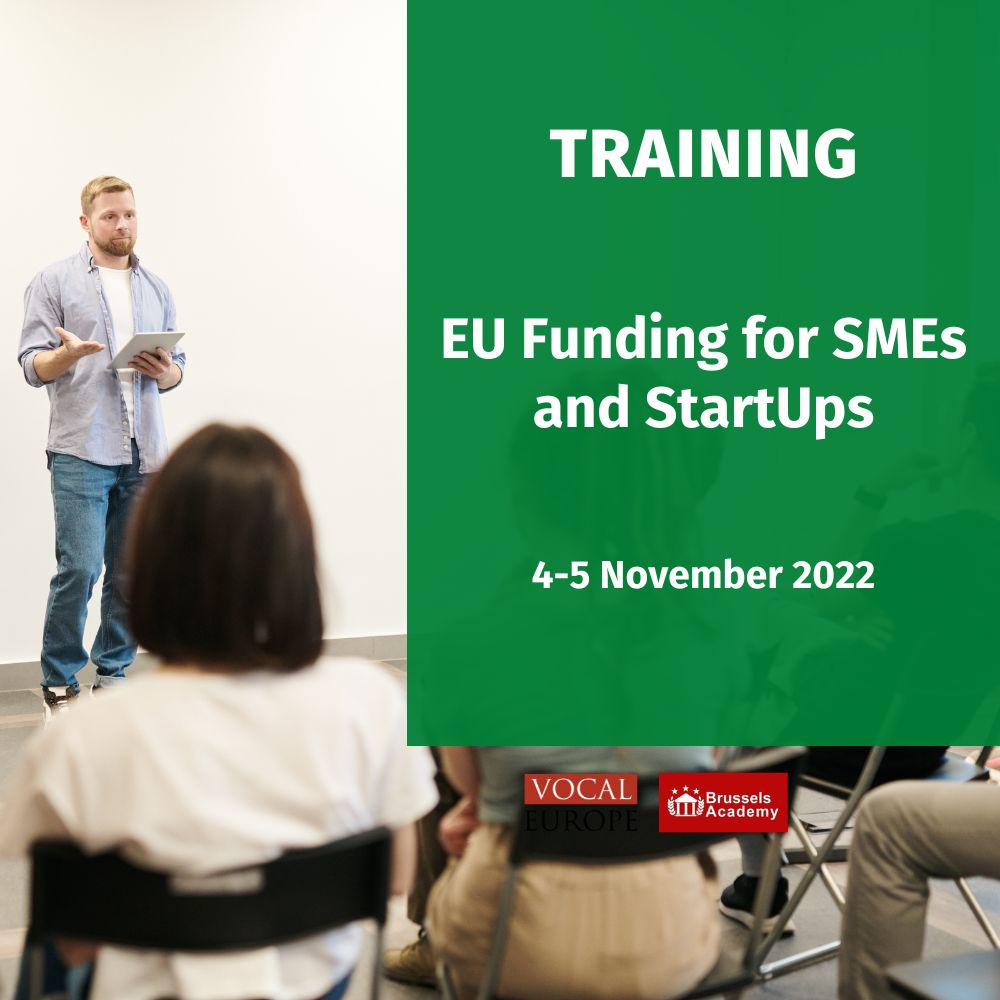 SMEs and StartUps 4-5 November