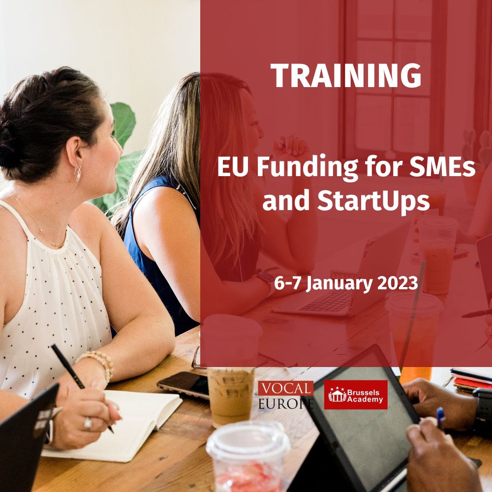 SMEs and StartUps 6-7 January 2023