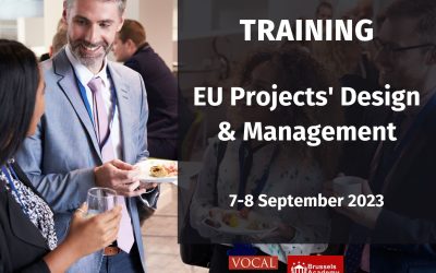 TRAINING | EU Projects’ Design and Management | 7-8 September 2023