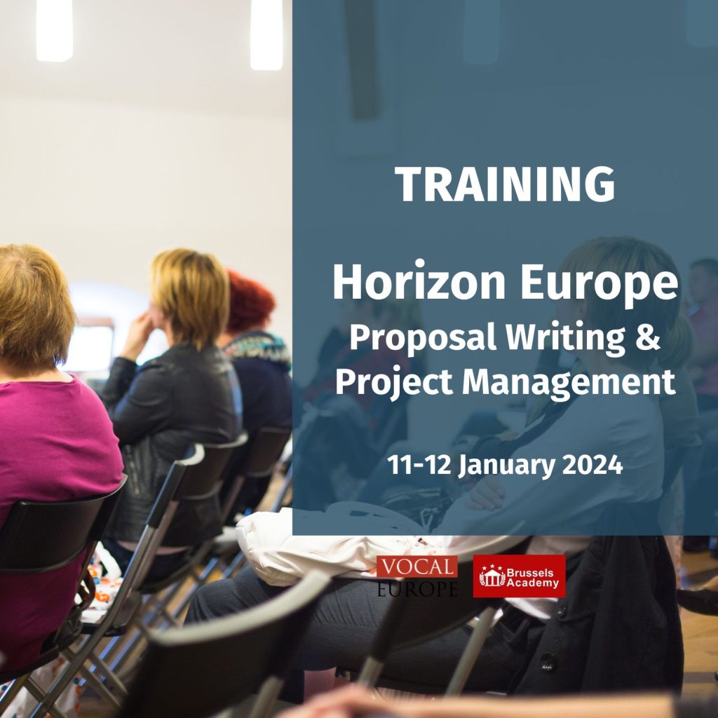 TRAINING Proposal Writing And Project Management For EU Horizon   11 12 January 2024 1024x1024 