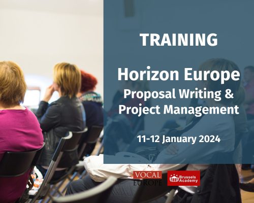 TRAINING | Proposal Writing and Project Management for EU Horizon Europe Program | 11-12 January 2024