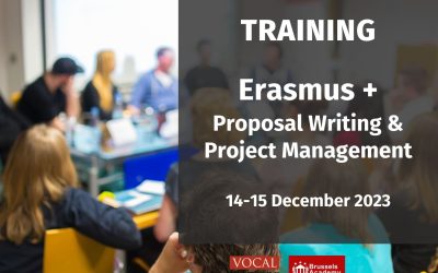 TRAINING | Proposal Writing & Project Management for the New Erasmus+ | 14-15 December 2023