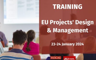 TRAINING | EU Projects’ Design and Management | 23-24 January 2024