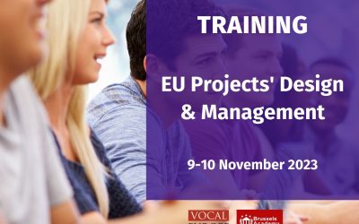 TRAINING | EU Projects’ Design and Management | 9-10 November 2023