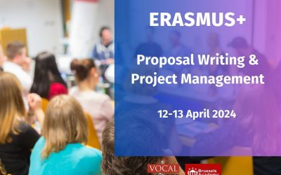 TRAINING | Proposal Writing & Project Management for the New Erasmus+ | 12-13 April 2024