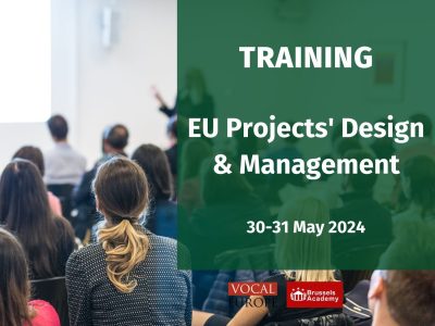 TRAINING | EU Projects’ Design and Management | 30-31 May 2024