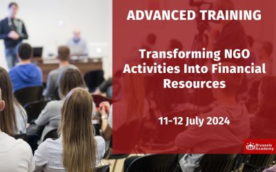 ADVANCED TRAINING | Transforming NGO Activities Into Financial Resources | 11-12 July 2024