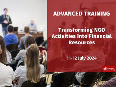 ADVANCED TRAINING | Transforming NGO Activities Into Financial Resources | 11-12 July 2024