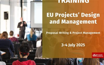 TRAINING | EU Projects’ Design and Management | 3-4 July 2025