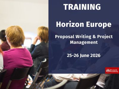 TRAINING | Proposal Writing and Project Management for EU Horizon Europe Program | 25-26 June 2026