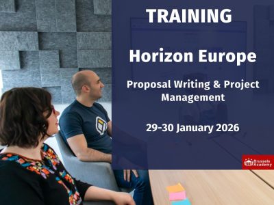 TRAINING | Proposal Writing and Project Management for EU Horizon Europe Program | 29-30 January 2026