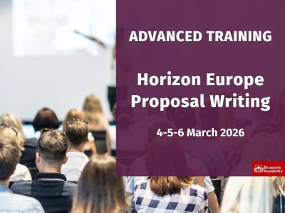 ADVANCED TRAINING | Horizon Europe Proposal Writing | 4-5-6 March 2026