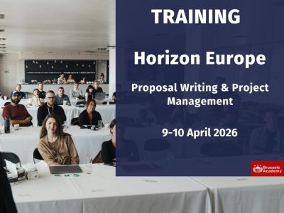 TRAINING | Proposal Writing and Project Management for EU Horizon Europe Program | 9-10 April 2026