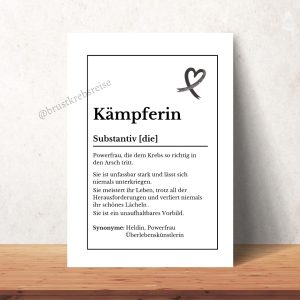 Kämpferin – Digitales Bild