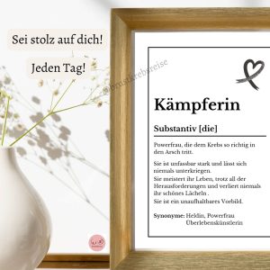 Kämpferin – Digitales Bild