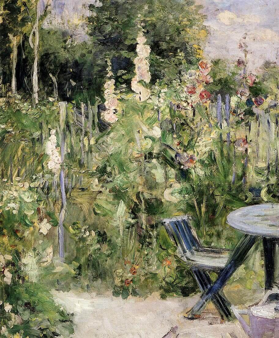 “Praktstokkroser” av Berthe Morisot