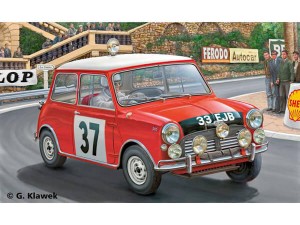 REV07064 Mini Cooper Winner Rally Monte Plastic Kit