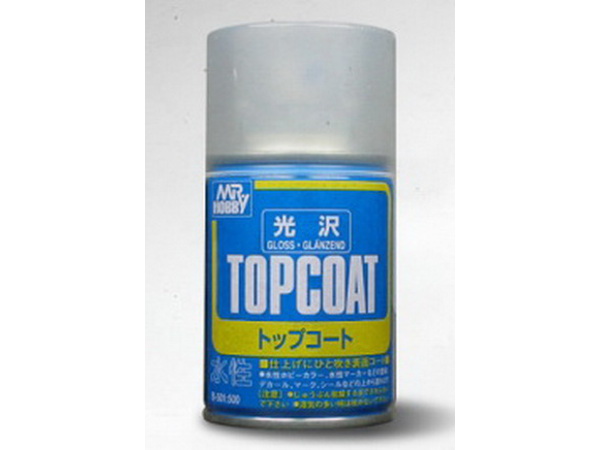 MRHB501 Mr Top Coat Gloss spray (86 ml) Paint Material