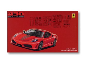 FUJ123363 Ferrari F430 Scuderia Plastic Kit