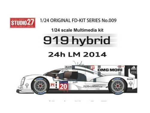 STU27FD24009 Porsche 919 Hybrid #20  LM 2014 Multimedia Kit