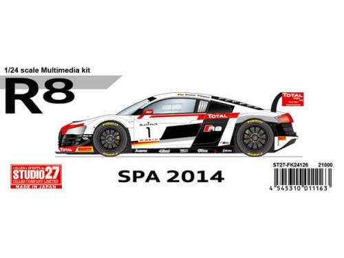STU27FK24126 Audi R8  Spa 2014 Multimedia Kit