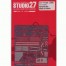 STU27FP2499 Toyota 84C  grade up parts Etched metal Accessoires