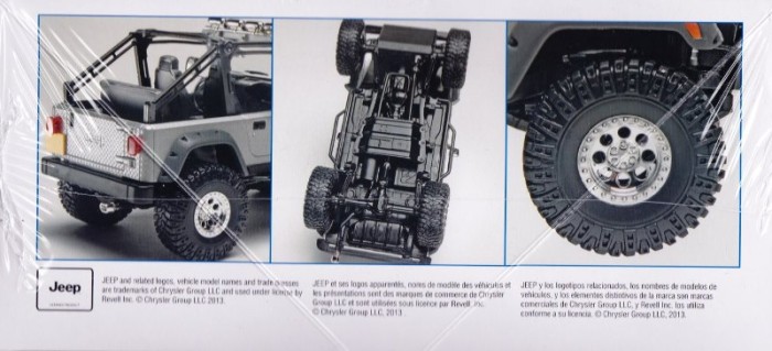 REVUS85-4053 Jeep Wrangler Rubicon Plastic Kit