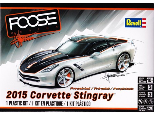 REVUS85-4397 2015 Corvette Stingray  "FOOSE Design" Plastic Kit
