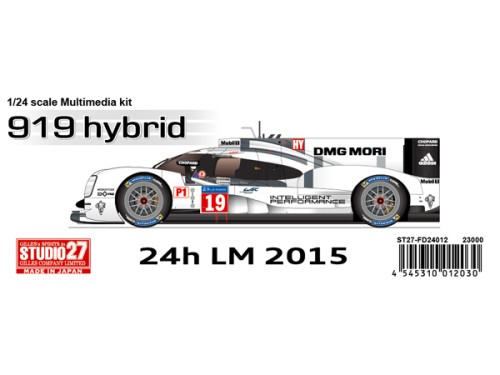 STU27FD24012 Porsche 919 Hybrid  #19  LM winner 2015 Multimedia Kit
