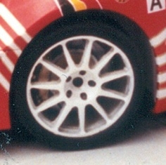 24SP18-11 4 rims Speedline 11 spokes + 4 treated tyres  18 inch Resin Accessoires