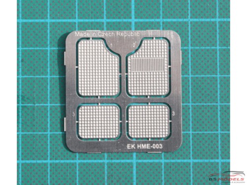 HME003 Floor mat set Etched metal Accessoires