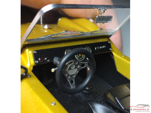 HME011 Steering wheel set 1 Etched metal Accessoires