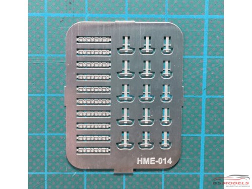 HME014 Tire weight set Etched metal Accessoires