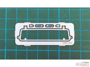 HME020 VW Type 2 pickup safari rear window Etched metal Accessoires