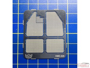 HME026 VW Beetle floor mat set Etched metal Accessoires