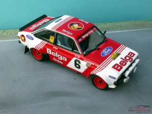 TK24-220 Ford Escort RS Gr 4  "Belga" decal  Robert Droogmans Condroz 1983 Waterslide decal Decal