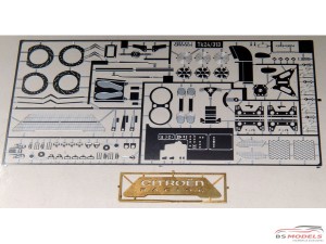 TK24-313 Citroën C4 WRC photoetched set  (2 sheets) Etched metal Accessoires