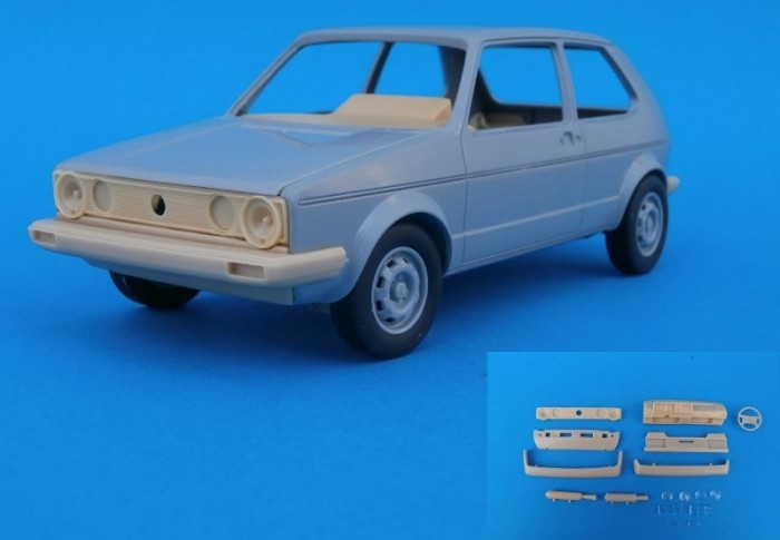 TK24-413 VW Golf GTI  MK1 transkit 1600cc  to 1800cc  for Revell Multimedia Transkit