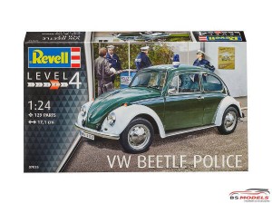 REV07035 VW Beetle Police Plastic Kit