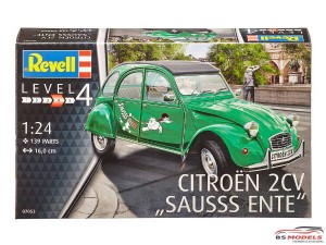 REV07053 Citroën 2CV  Sausss Ente Plastic Kit