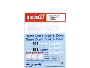 STU27DC1178 BMW  M3  "Labatt's"  BTCC 1991   Harvey  / Bristow  decal (For Beemax) Waterslide decal Decal