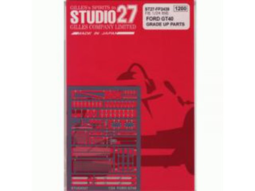 STU27FP2439 Ford GT40  photoetched parts  (For Fujimi) Etched metal Accessoires