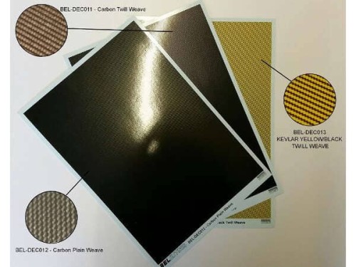 BELDEC011 Carbon Twill Weave (Belkits-Catrograf) Waterslide decal Decal