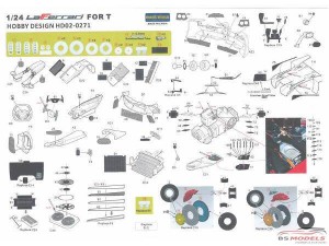 HD020271 La Ferrari  PE + resin   (for Tamiya) Multimedia Accessoires