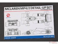 HD020322 Mclaren MP4/2  PE set  British GP '84  (for Beemax) Multimedia Accessoires