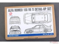 HD020331 Alfa Romeo 155 V6  PE+metal parts+resin  (for Tamiya) Multimedia Accessoires