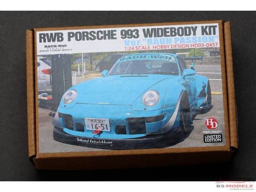 3D Printable RWB BODY KIT FOR PORSCHE 1988 TAMIYA 1-24TH by black