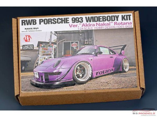 HD030458 RWB Porsche 993 widebody transkit "Akira Nakai Rotana" Multimedia Transkit